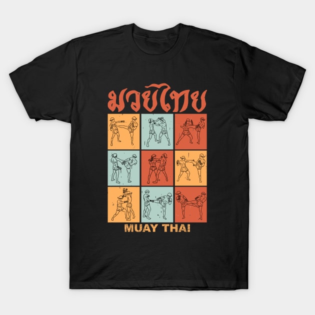 Muay Thai - Thai Boxing T-Shirt by Jack Soda